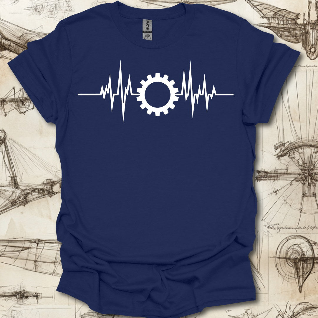 Steampunk EKG T-Shirt