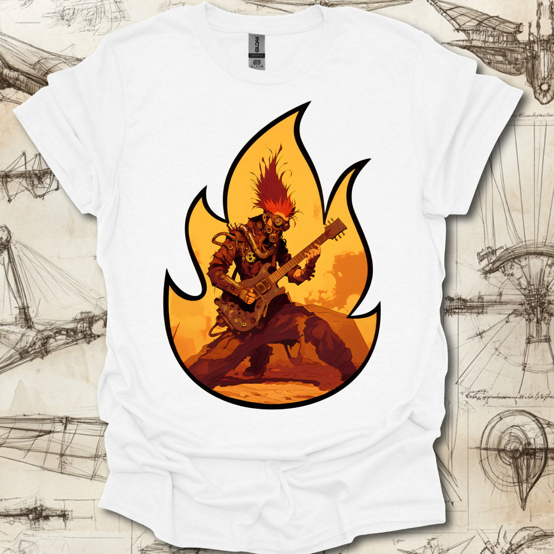 Flaming Guitarist T-Shirt