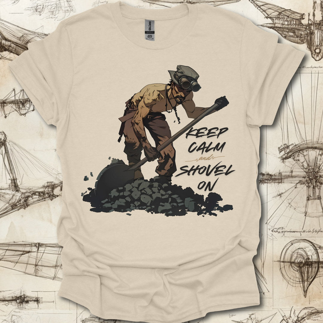 Keep Calm and Shovel On T-Shirt