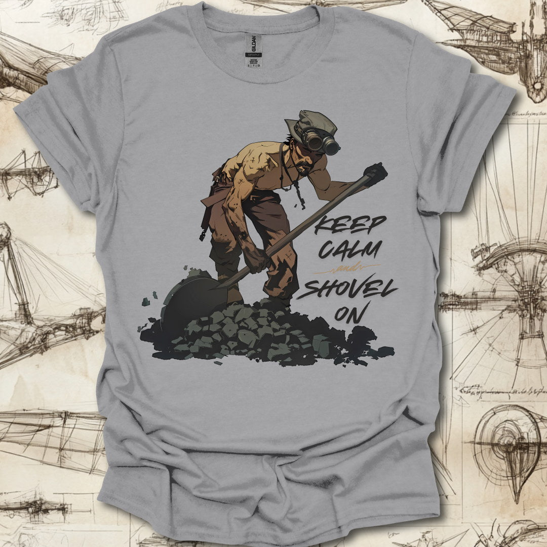 Keep Calm and Shovel On T-Shirt