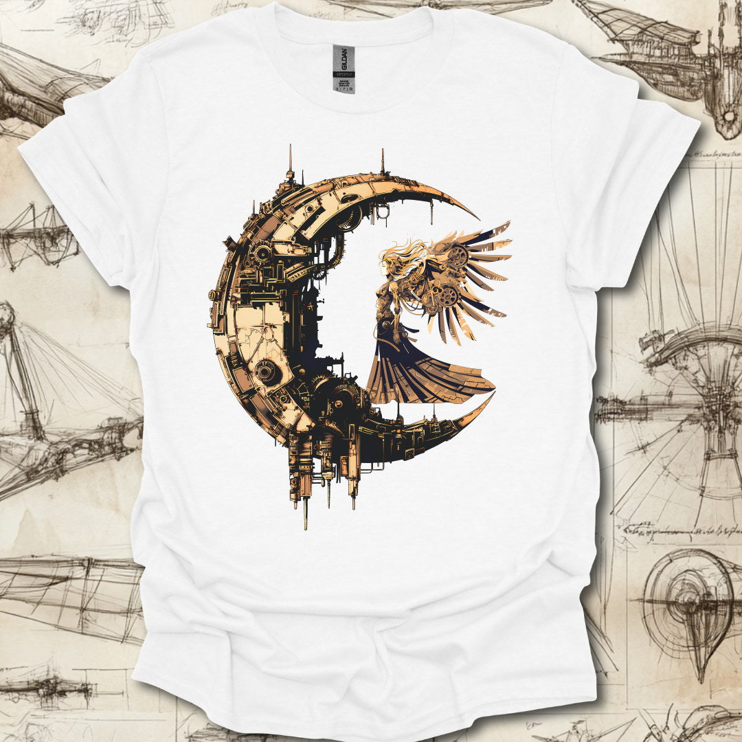 Steampunk Moon Angel T-Shirt