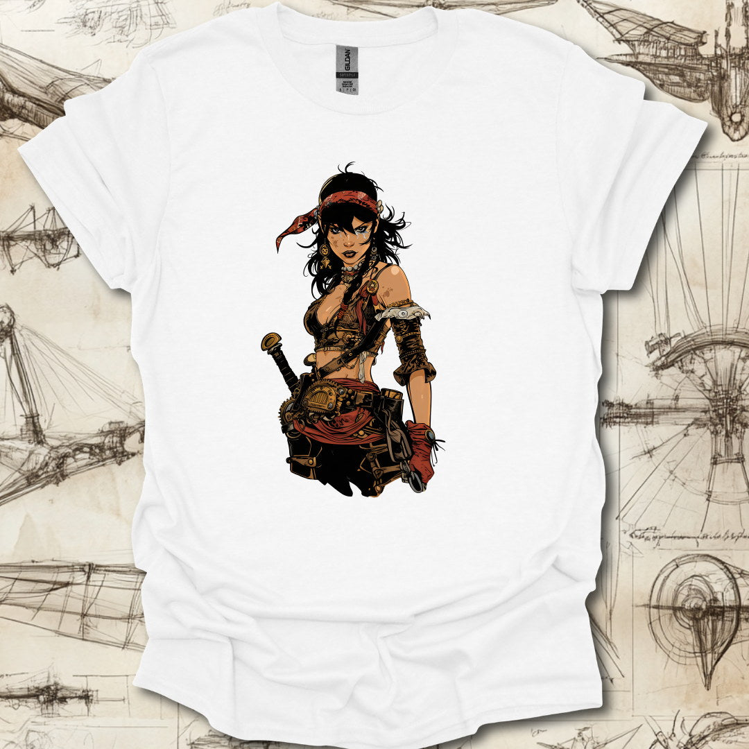 Steampunk Pirate Queen T-Shirt