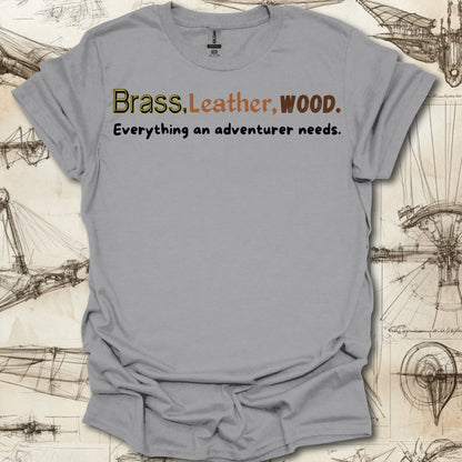 Brass, Leather, Wood T-Shirt