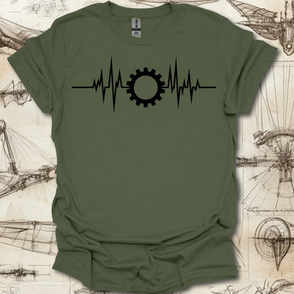 Steampunk EKG T-Shirt