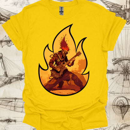 Flaming Guitarist
