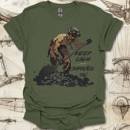 Keep Calm and Shovel On T-Shirt