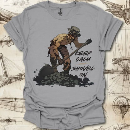 Keep Calm and Shovel On T-Shirt