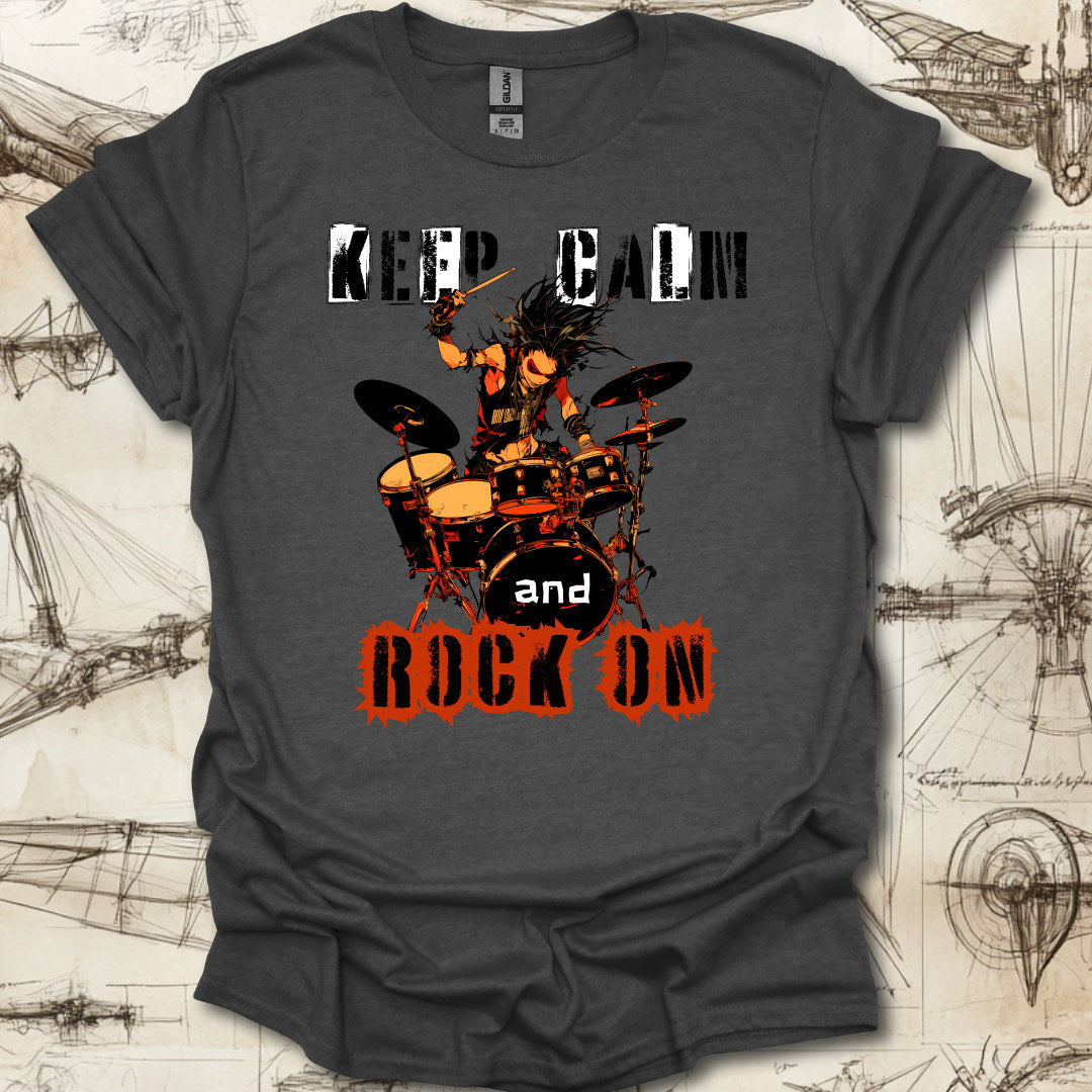 Keep Calm Rock On T-Shirt