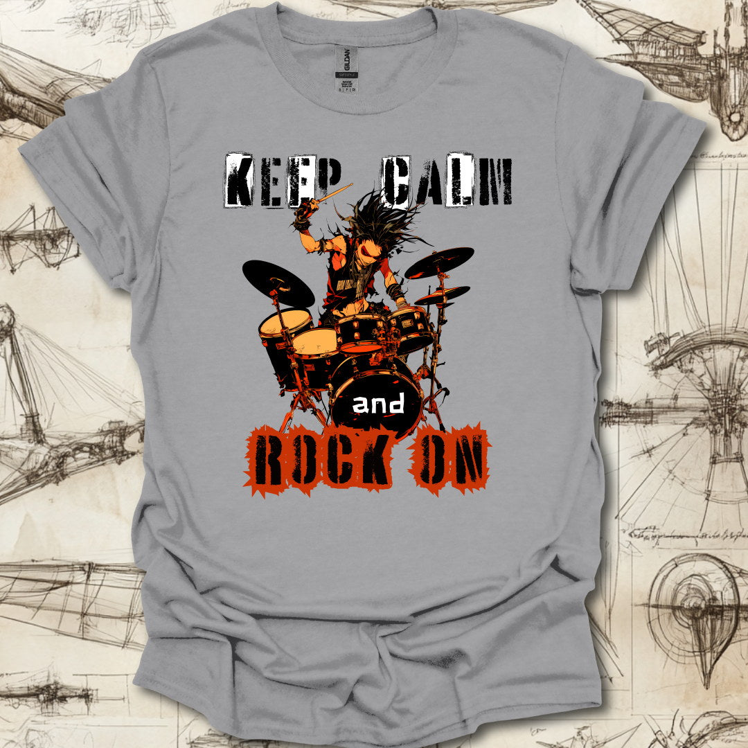 Keep Calm Rock On T-Shirt